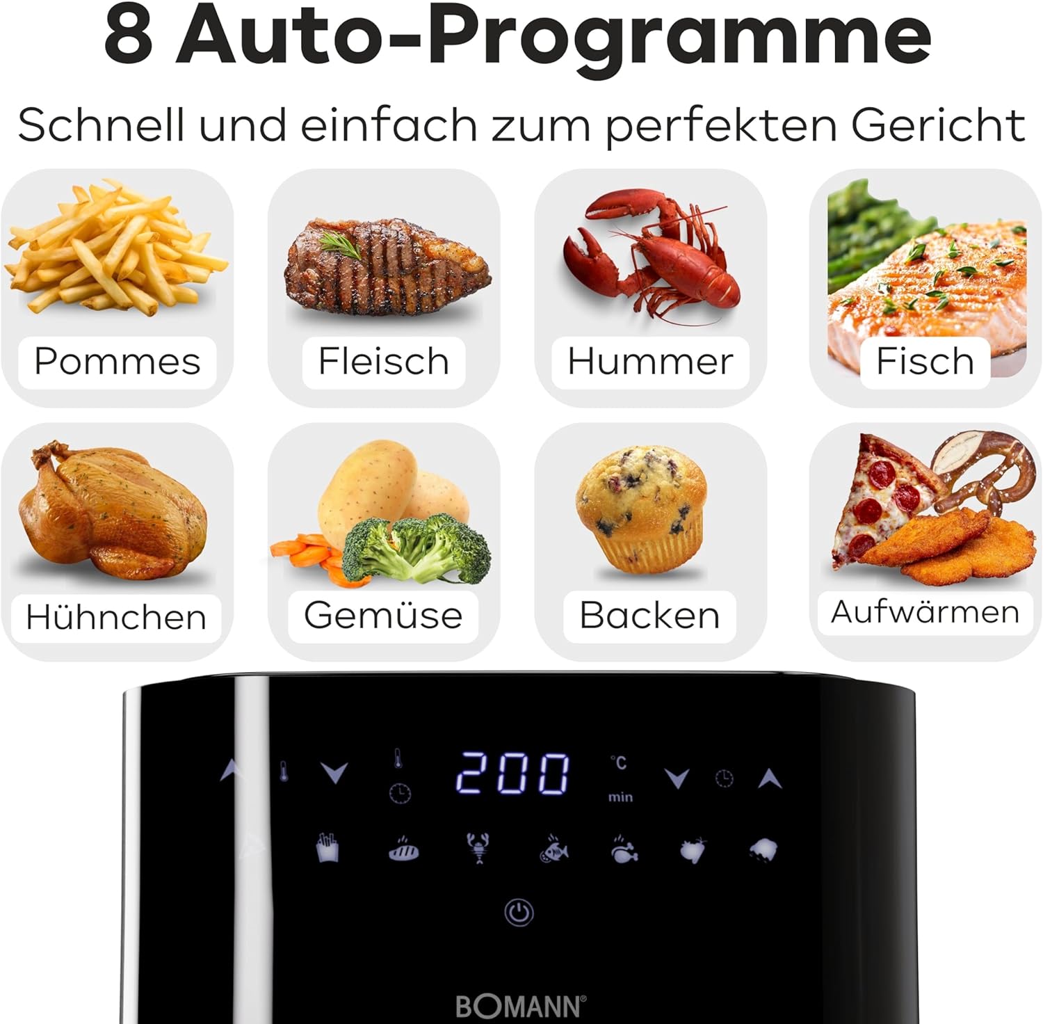 air-fryer-bomann-fr-6069-h-cb-5-litres-noir-3