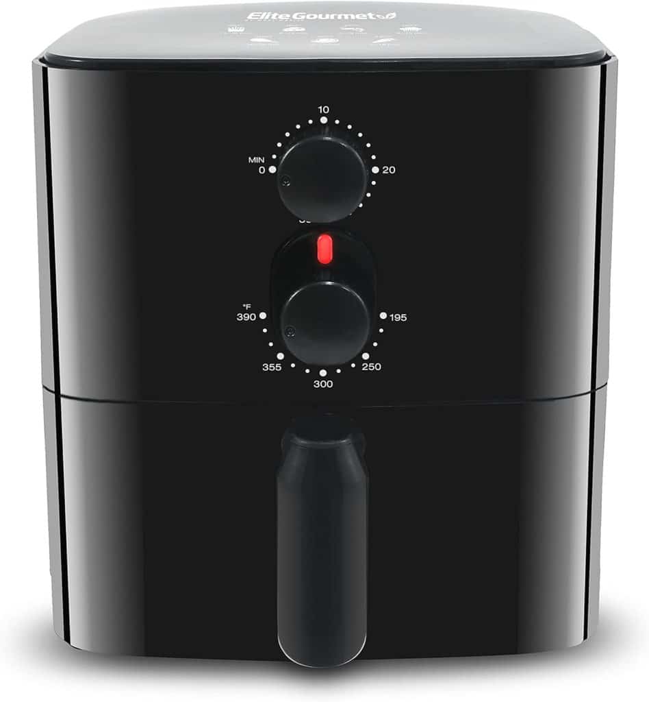 air-fryer-elite-gourmet-1-litre-noir