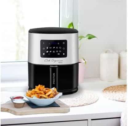 air-fryer-prixton-cook-organics-pro-6-litres-inox-noir-2