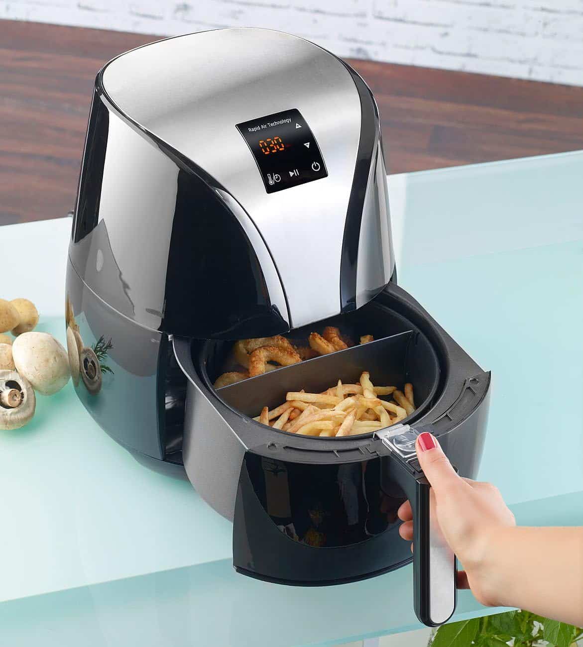 air-fryer-rosenstein-and-sohne-hf-290-2-litres-noir-2