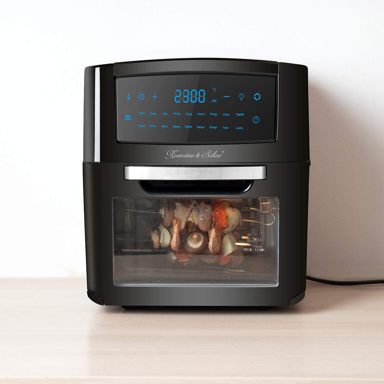 air-fryer-rosenstein-and-sohne-hf-400-12-litres-noir-2