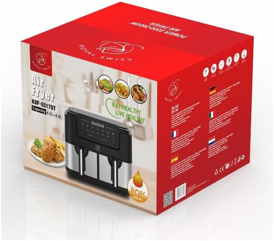 air-fryer-royal-swiss-double-9-litres-inox-noir-2