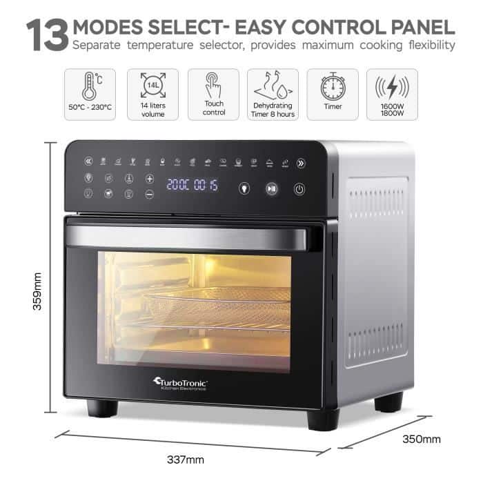air-fryer-turbotronic-afo14-14-litres-noir-inox-2