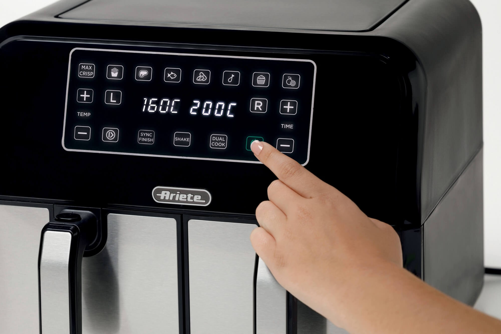 air-fryer-ariete-4624-00-metal-8-litres-noir-inox-3