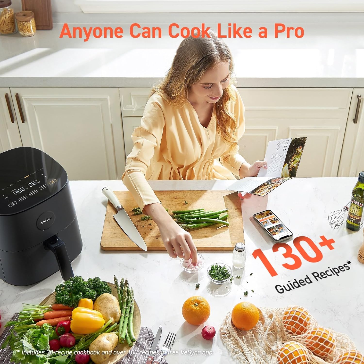 air-fryer-cosori-caf-l501-4-7-litres-gris-3