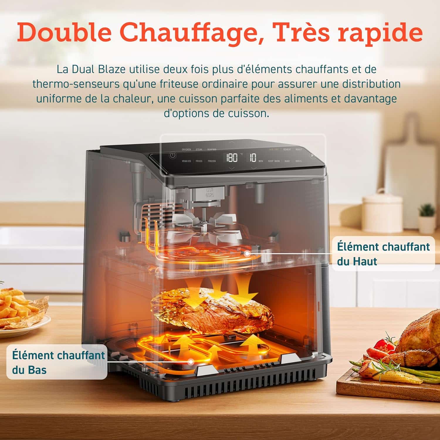 air-fryer-cosori-caf-p583s-6-4-litres-noir-3