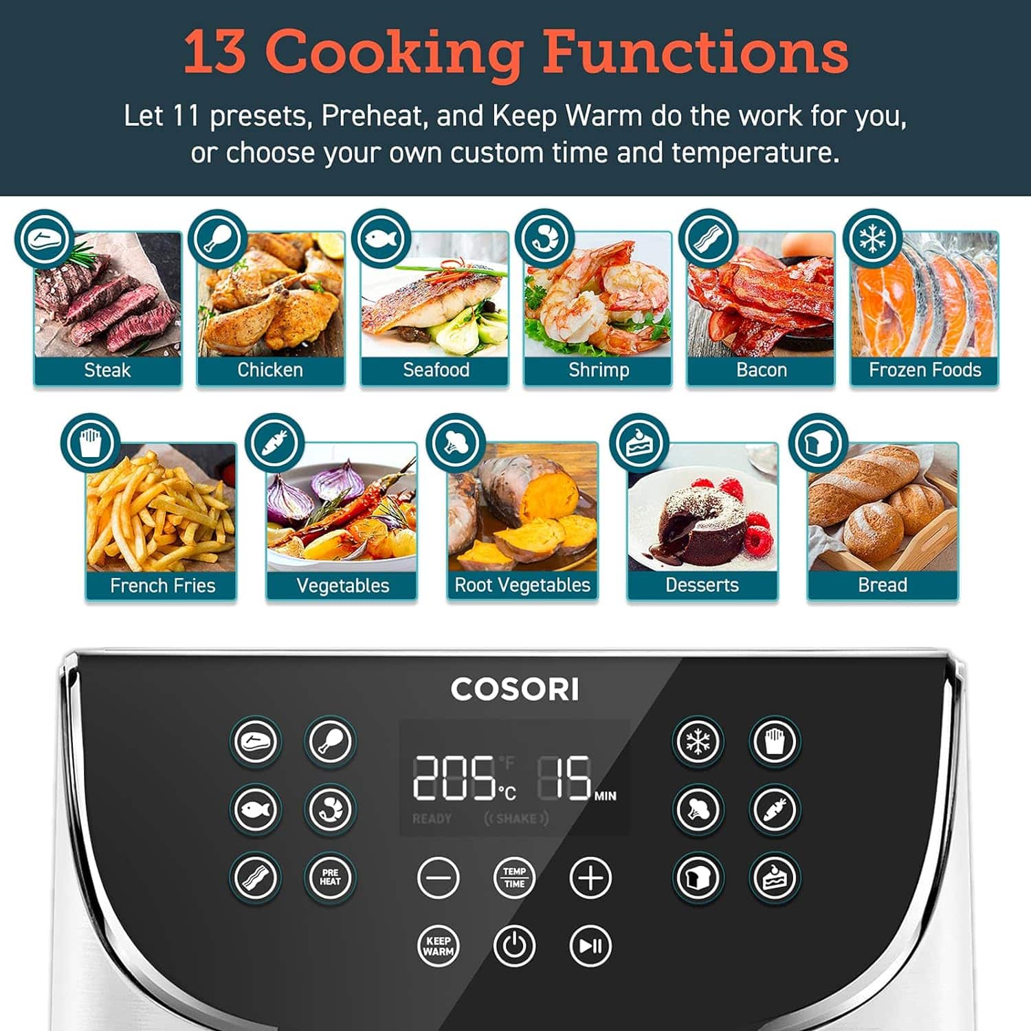 air-fryer-cosori-cp158-af-5-5-litres-blanc-3