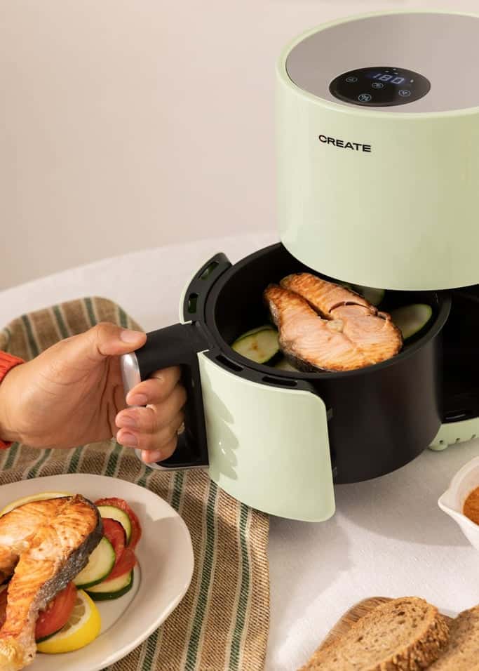 air-fryer-create-friteuse-sans-huile-vert-pastel-1-5-litre-2