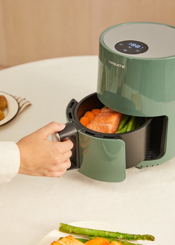 air-fryer-create-friteuse-sans-huile-vert-sauge-1-5-litre-2