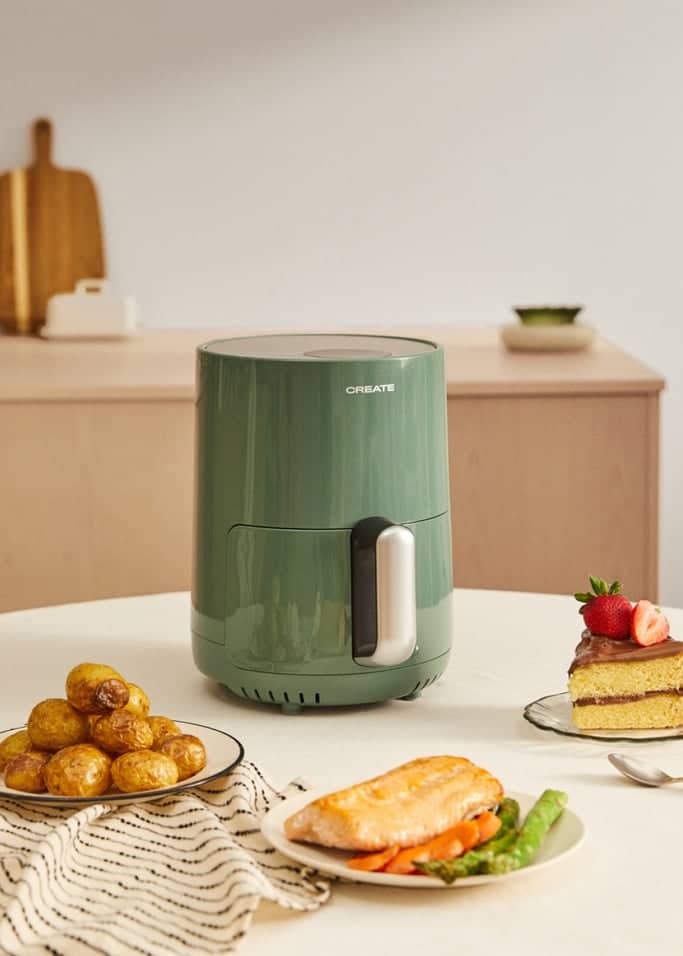 air-fryer-create-friteuse-sans-huile-vert-sauge-1-5-litre-3