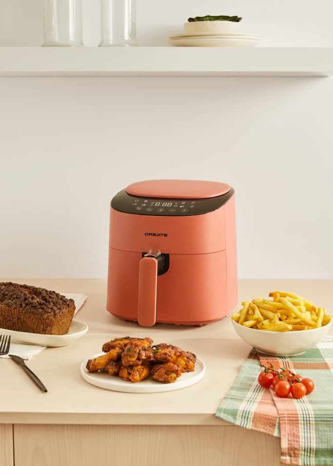 air-fryer-create-pro-compact-friteuse-sans-huile-terracotta-rouge-3-5-litres-2