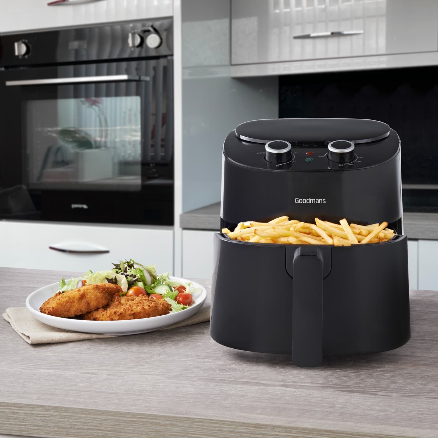 air-fryer-goodmans-rapid-402229-4-2-litres-noir-2