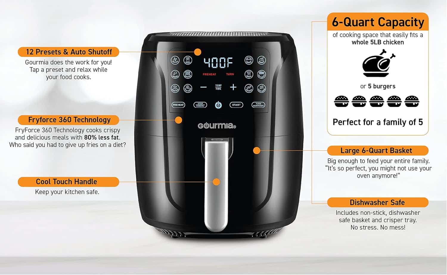 air-fryer-gourmia-gaf686-5-7-litres-noir-3