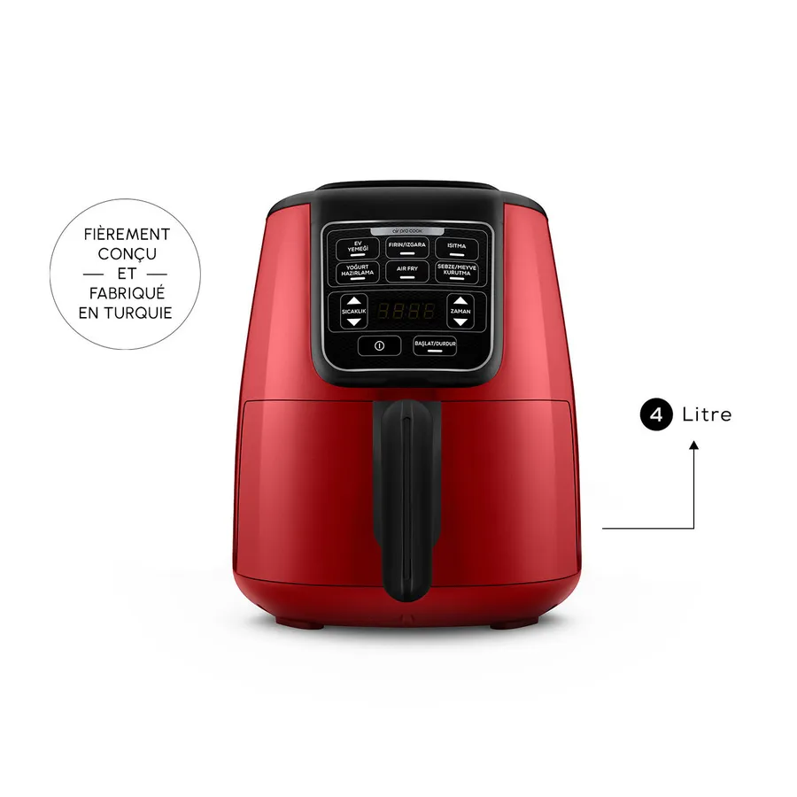 air-fryer-karaca-air-cook-xl-2-en-1-r-4-litres-rouge-2