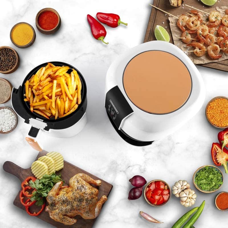 air-fryer-kitchencook-airmed-3-litres-blanc-2