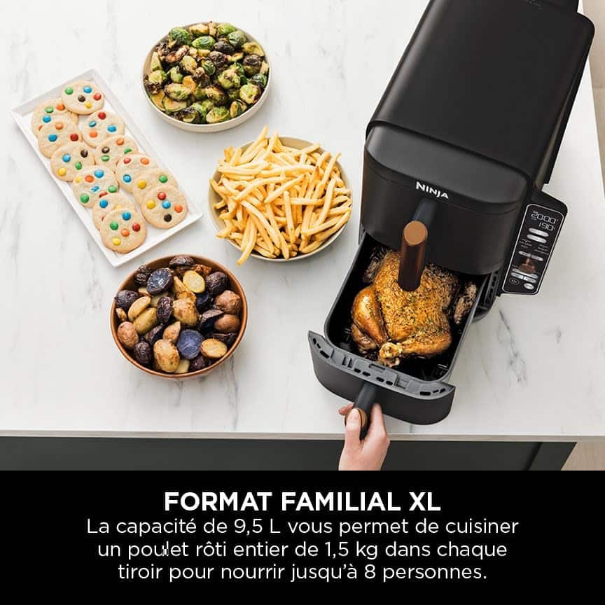 air-fryer-ninja-sl400eucp-9-5-litres-noir-cuivre-3