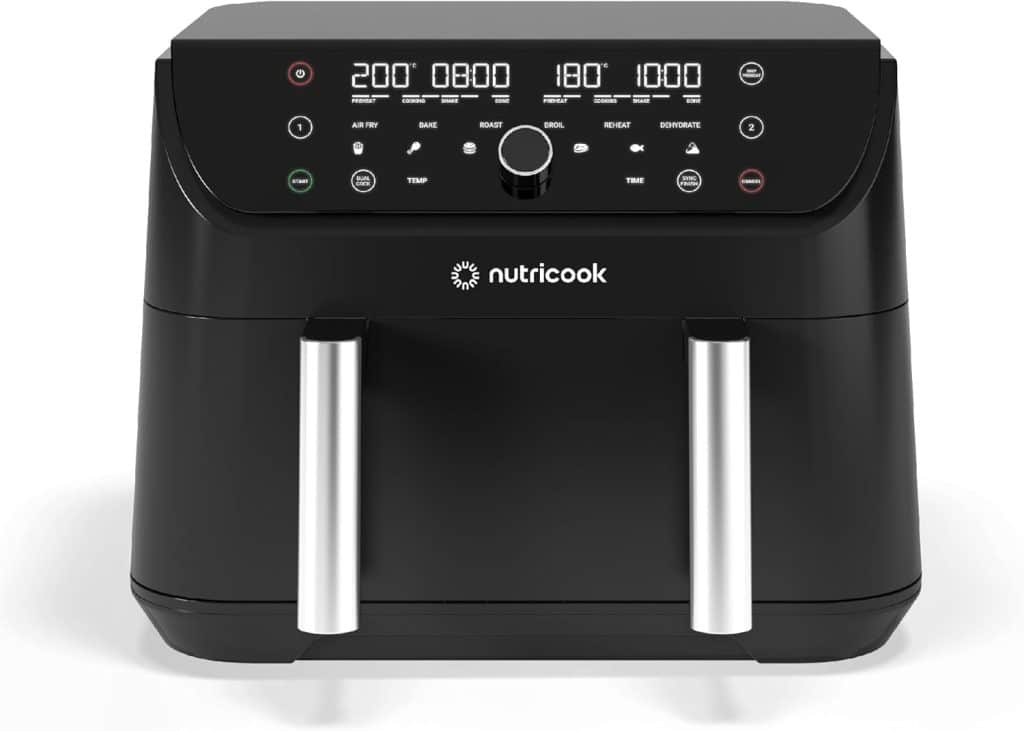 air-fryer-nutricook-duo-2-flexzone-afd285-8-5-litres-noir
