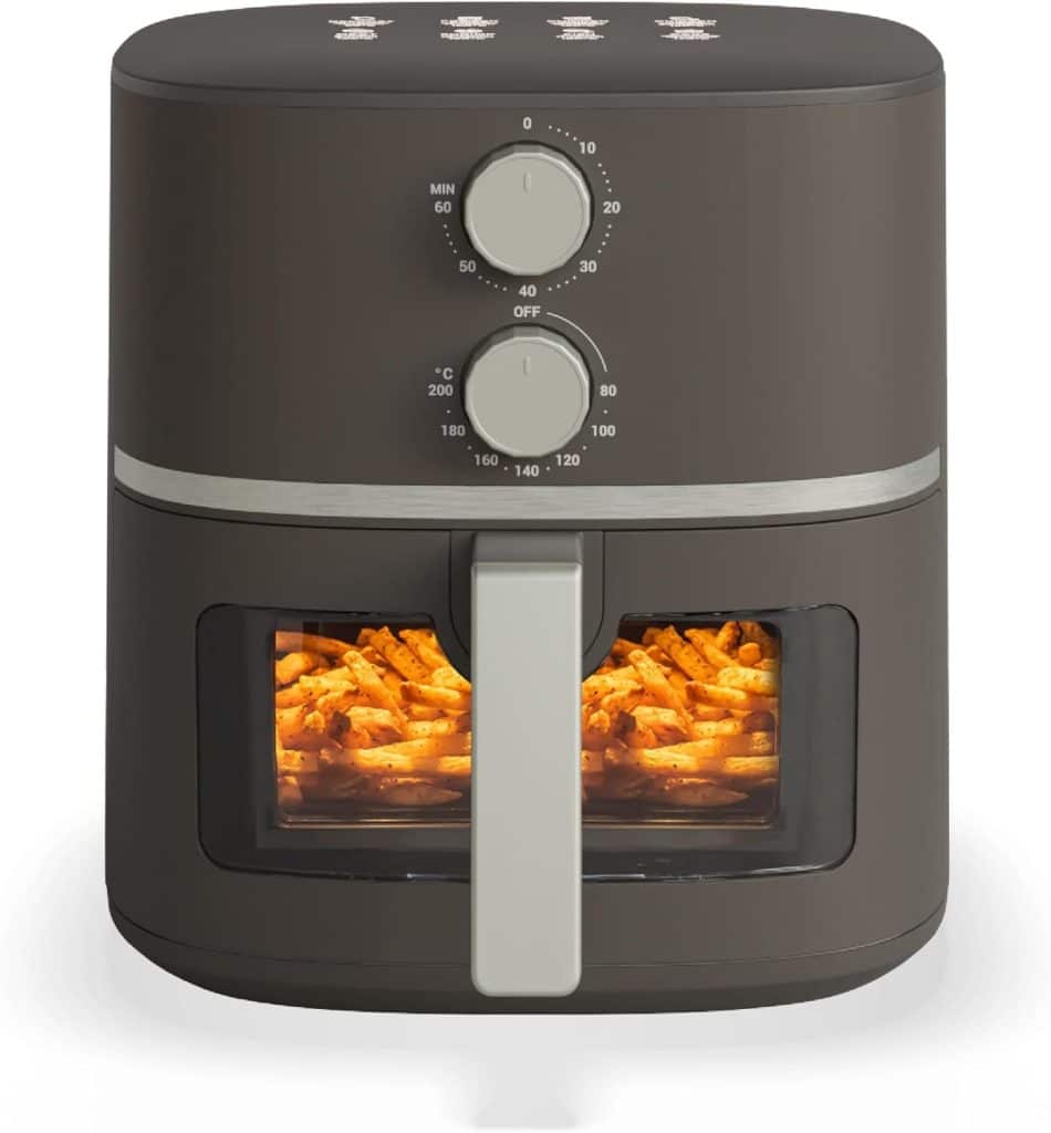 air-fryer-nutricook-essentials-classic-vision-gris-argent-afe152m-5-2-litres-gris