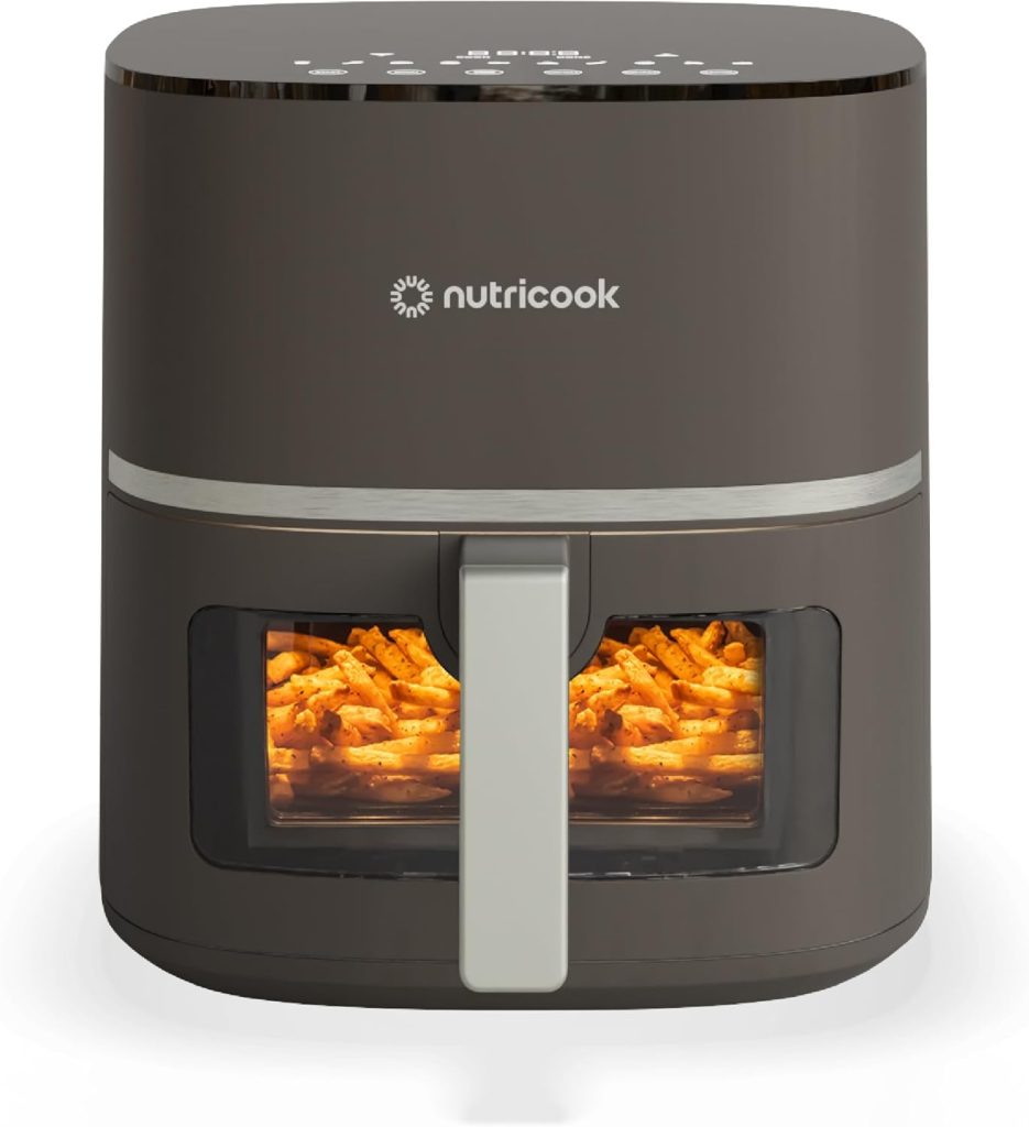 air-fryer-nutricook-essentials-digital-vision-gris-argent-5-2-litres