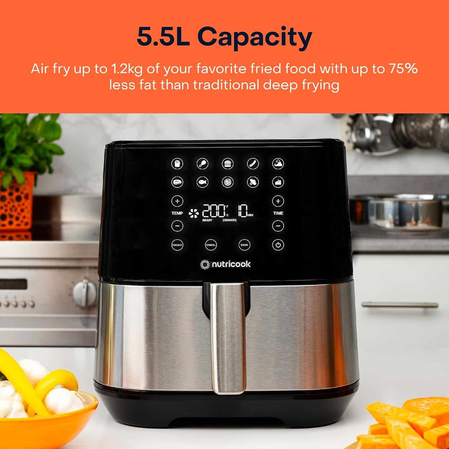 air-fryer-nutricook-rapid-2-af205-5-5-litres-inox-2