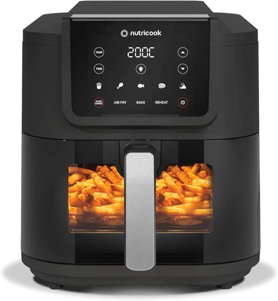air-fryer-nutricook-slim-afs200-7-6-litres-noir