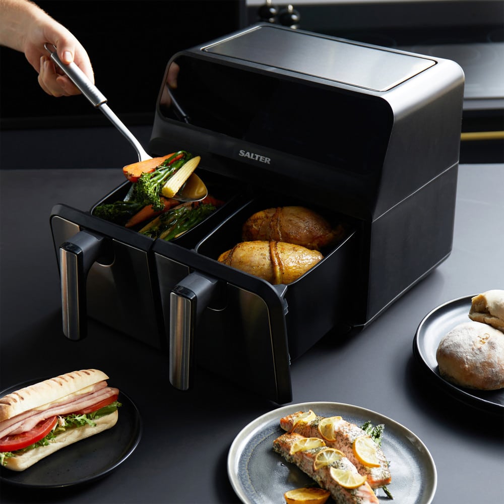 air-fryer-salter-dual-air-pro-ek5196-7-6-litres-inox-2