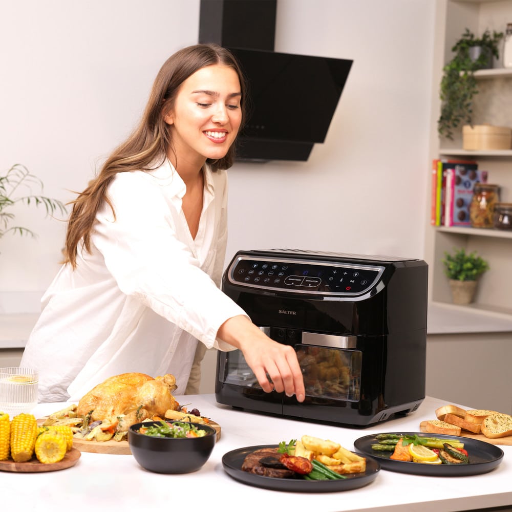 air-fryer-salter-dual-view-oven-ek5668gw-12-litres-noir-2