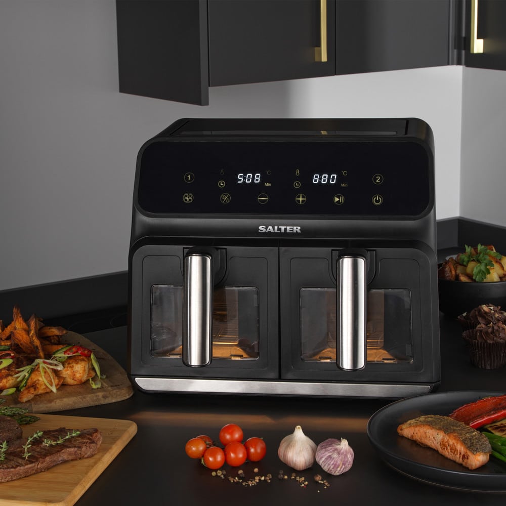air-fryer-salter-dual-view-pro-ek5196gw-7-6-litres-noir-2