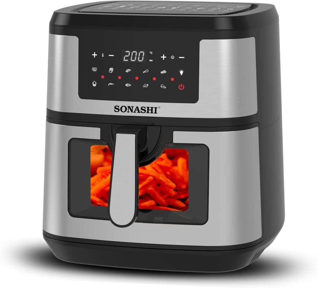 air-fryer-sonashi-saf-950-9-5-litres-inox
