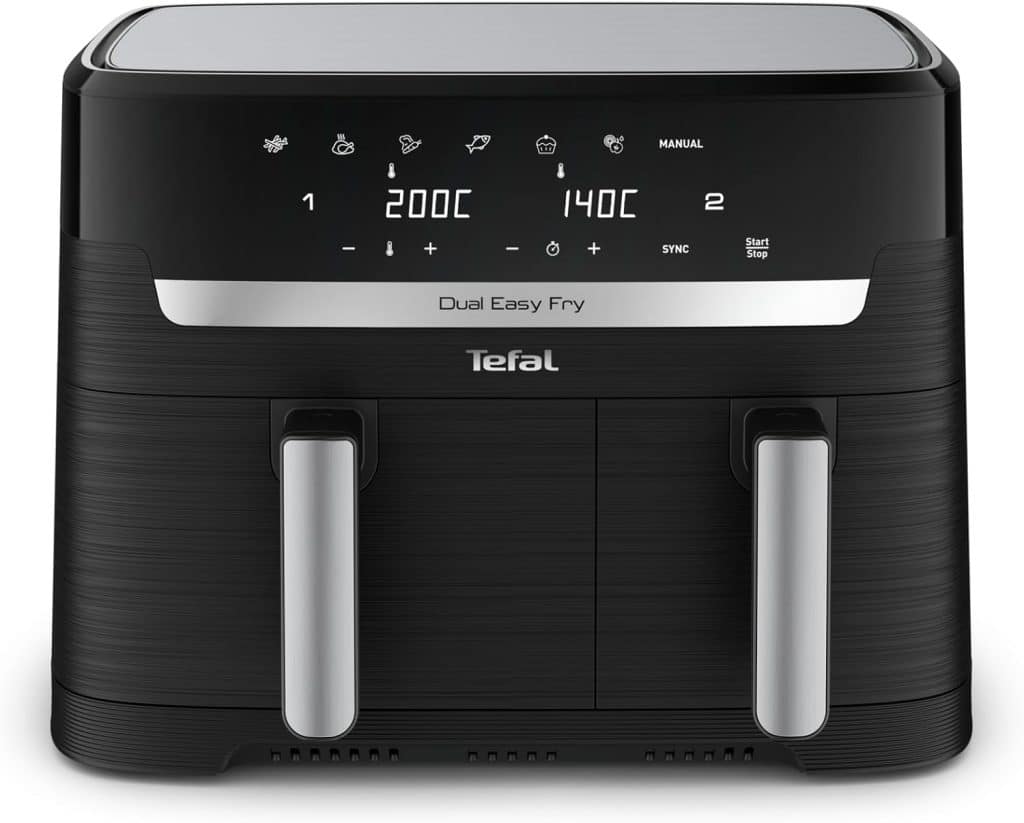 air-fryer-tefal-ey9018-dual-fry-8-3-litres-noir