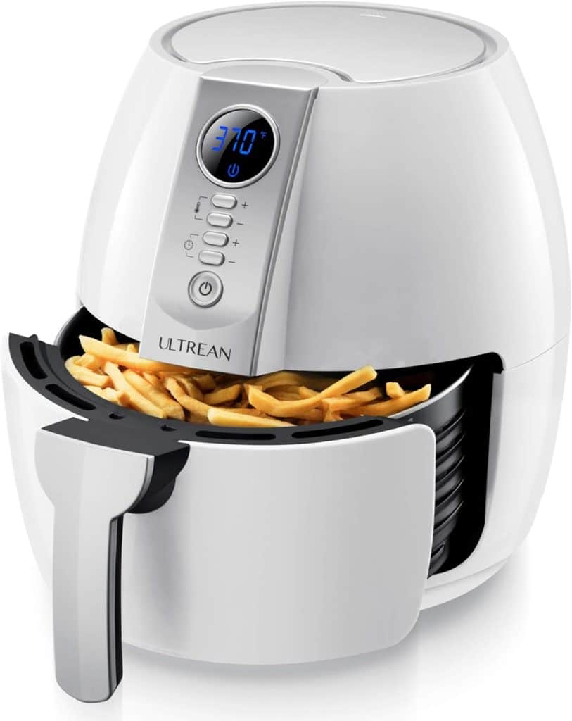 air-fryer-ultrean-hf-8018lcd-c-blanc-4-litres
