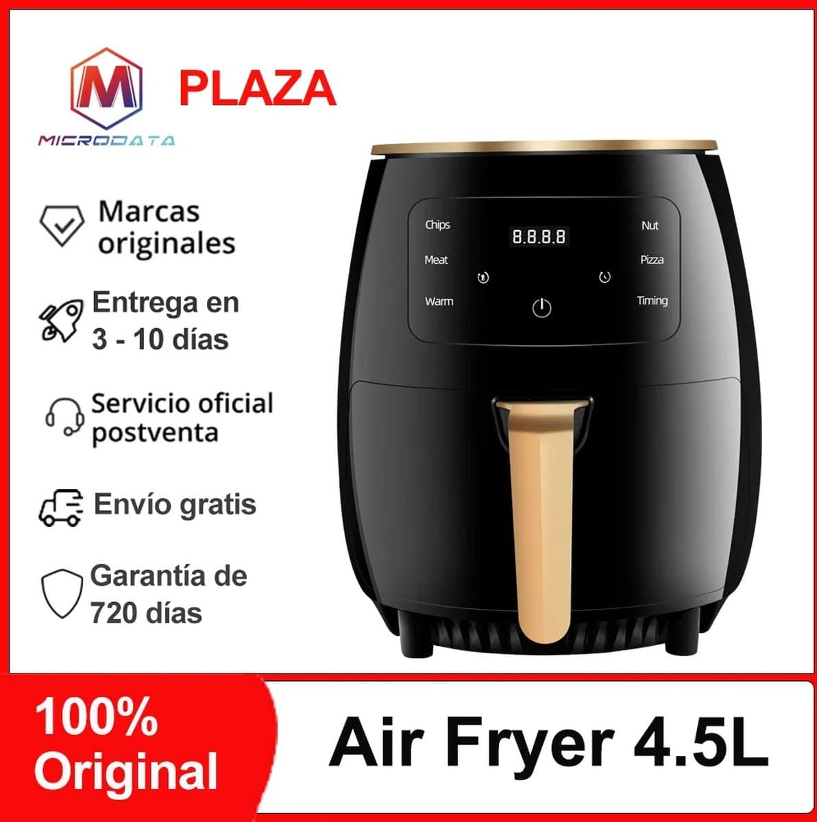 Wensday Microdata airfryer 4.5L - Image 3