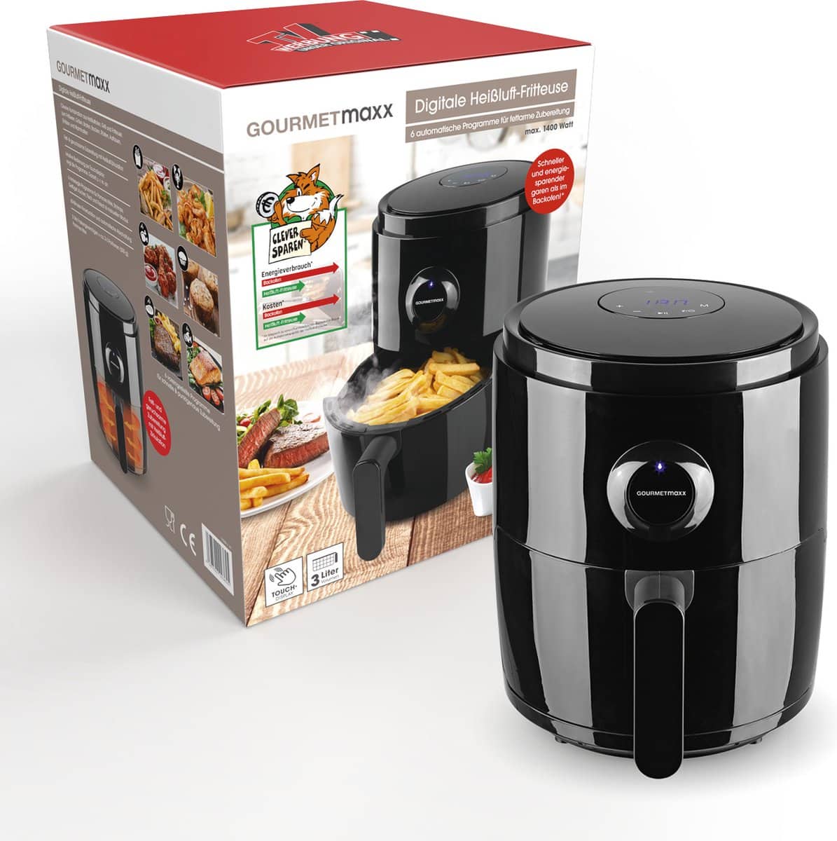 GourmetMaxx Heißluft-Fritteuse Digital 3l - Image 3