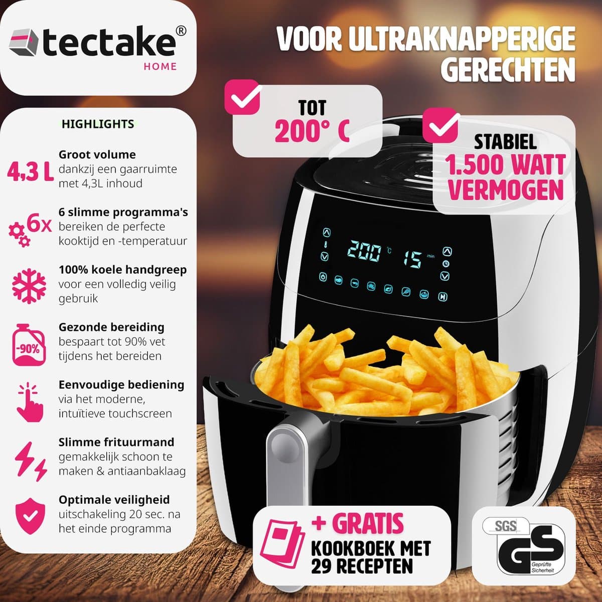 Tectake 4212 Yaz 4.3L - Image 2