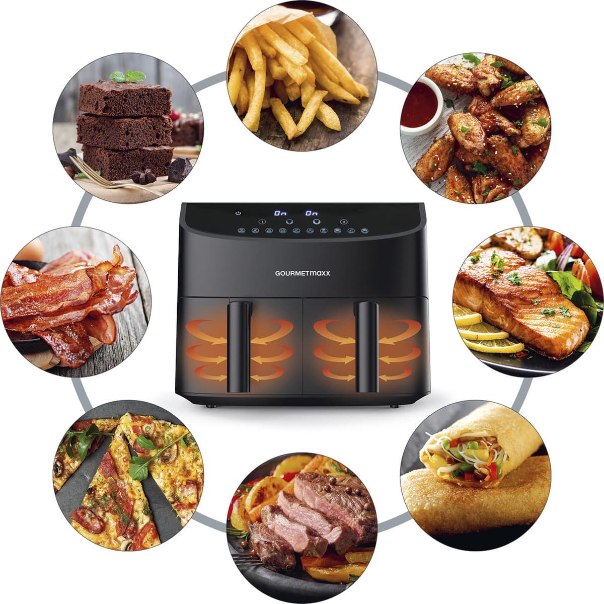 GourmetMaxx Maxxfry Duo 7L - Image 4