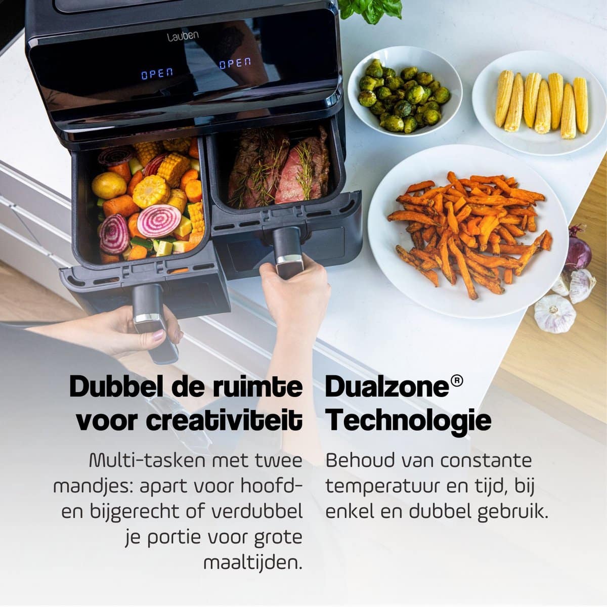 Lauben Dual XL Fry 8L - Image 2