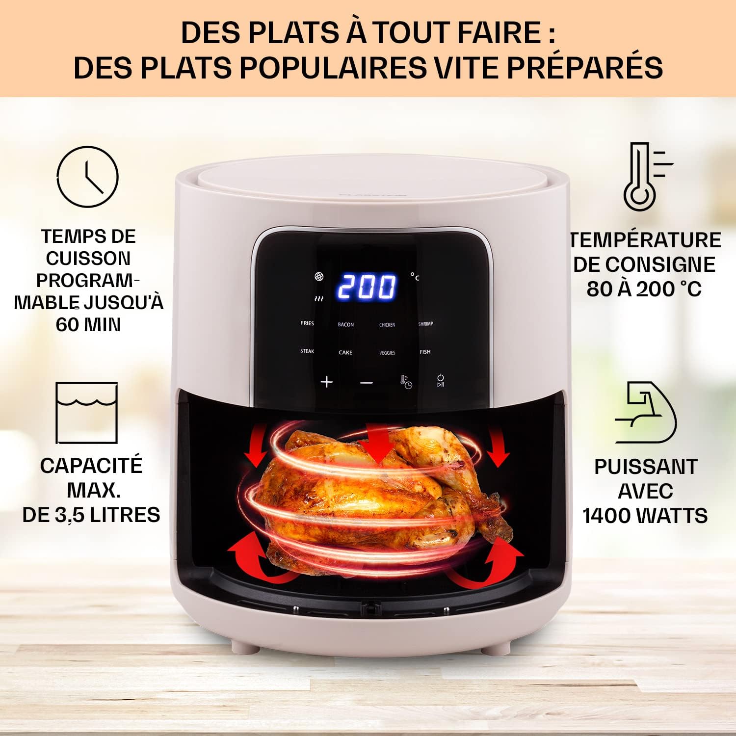 Klarstein Crisp Pro 35 3.5L - Image 3