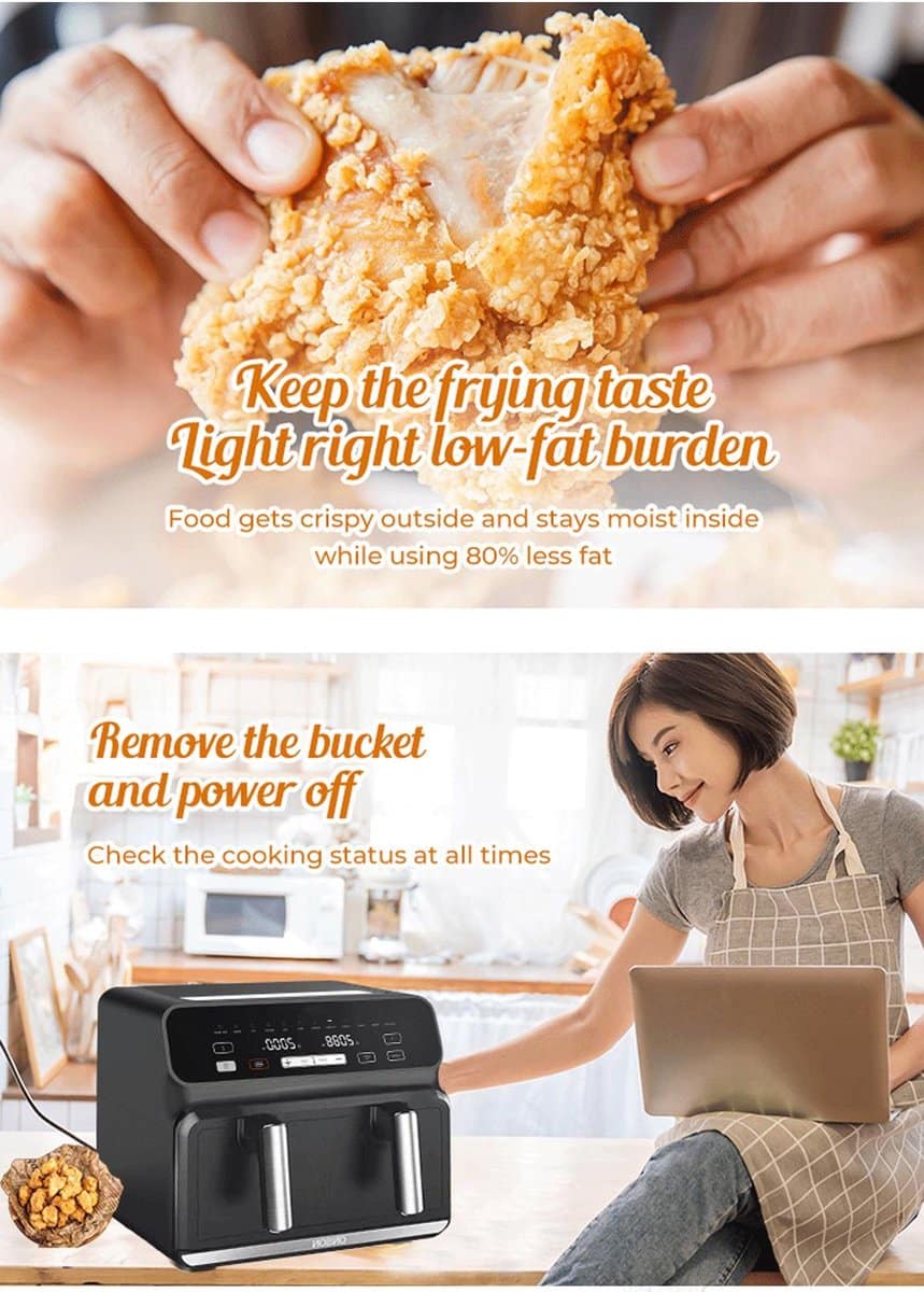 Amalee Double digital fry 8L - Image 3