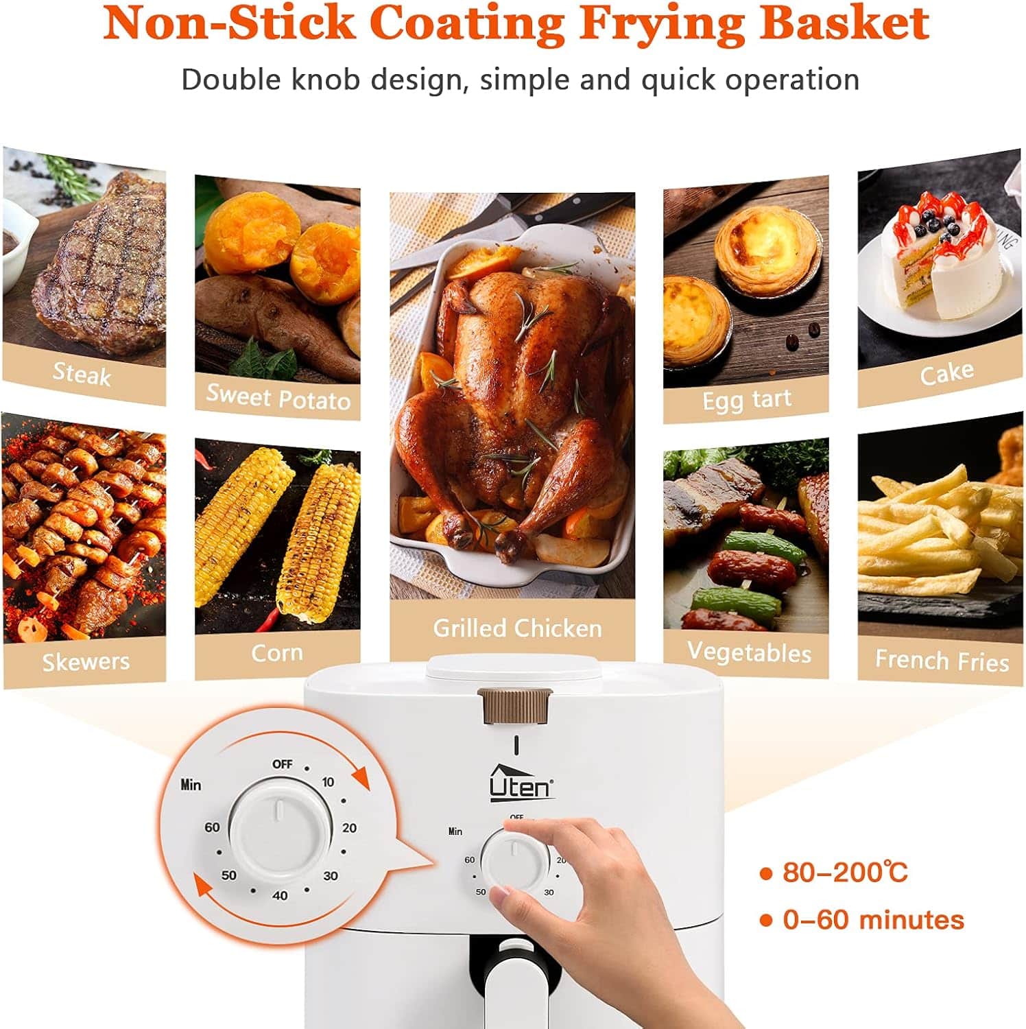Uten RBU-FRYER-1643 4L - Image 2