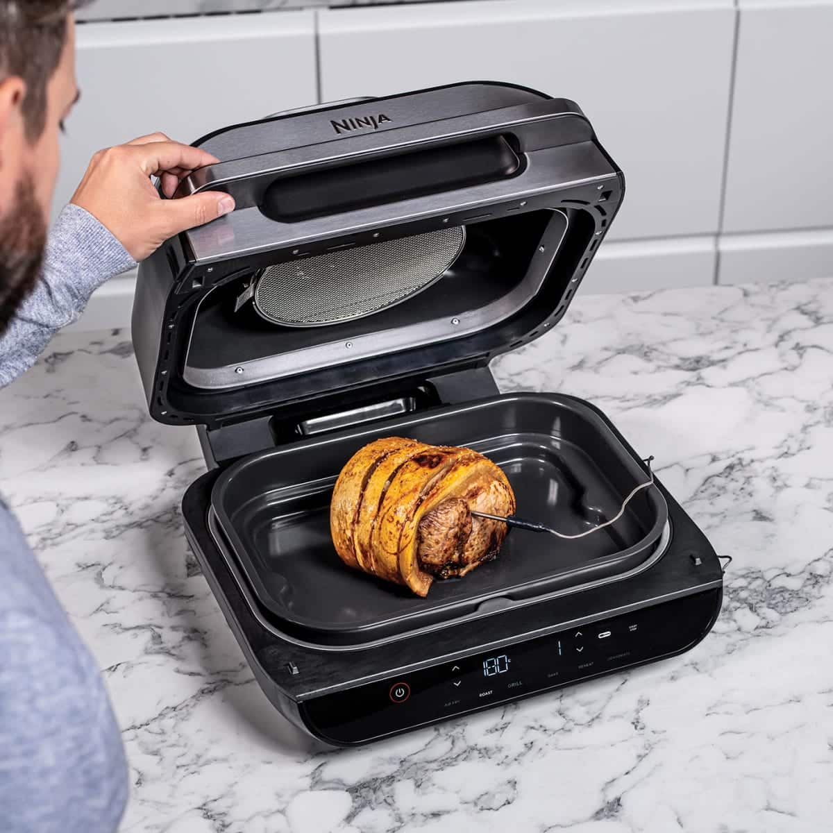 air-fryer-ninja-foodi-max-ag551eu-5-7-litres-inox-noir-3