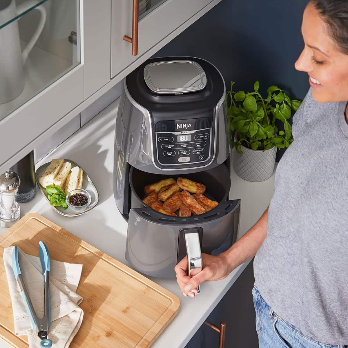 air-fryer-ninja-max-af160uk-5-2-litres-gris-2