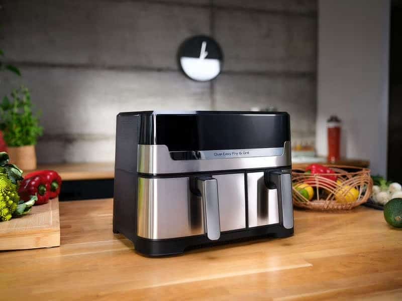 Quel Airfryer choisir pour 4 personnes ? Liste des meilleures friteuses sans huile familiales! 9 Moulinex Dual Easy Fry & Grill EZ905D20
