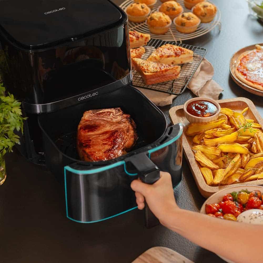 Test et avis de la rédaction de la friteuse sans huile Cecotec Full Inox Black 5500 11 Test-et-avis-airfryer-friteuse-sans-huile-airfryer-cecotec-full-inox-black-5500-5-5-litres-performances
